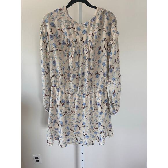 Free People Flower Fields Mini Dress in Ivory Size Small - Picture 8 of 8